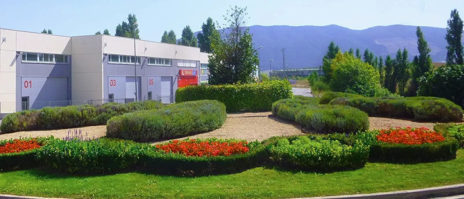 Viviendas de Beriáin, en la comarca de Pamplona