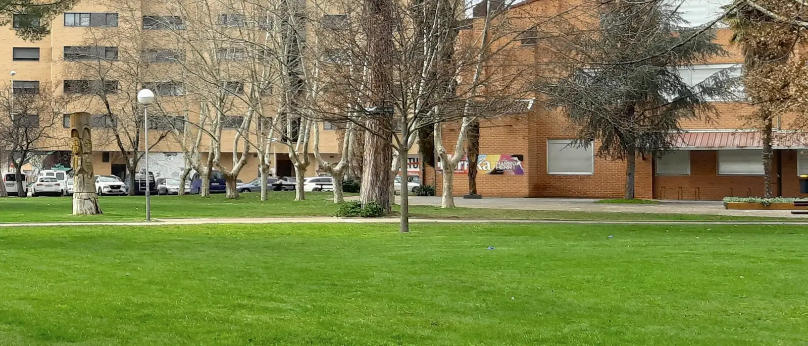 Viviendas de Huarte, en la comarca de Pamplona